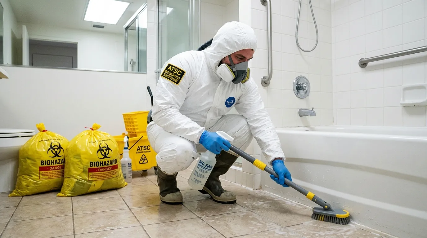 Decontamination equipment deployed for Blood Cleanup in Goldenrod